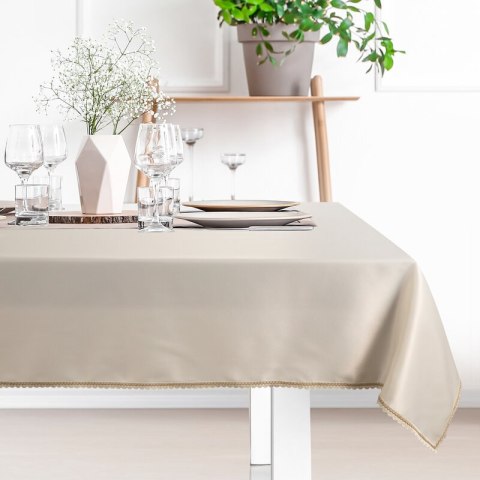 OBRUS LACE 40 X 180 CM KREMOWY