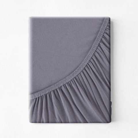 PRZEŚCIERADŁO JERSEY3 180 X 200 X 30 CM CIEMNOSTALOWY PRZEŚCIERADŁO JERSEY3 180 X 200 X 30 CM CIEMNOSTALOWY