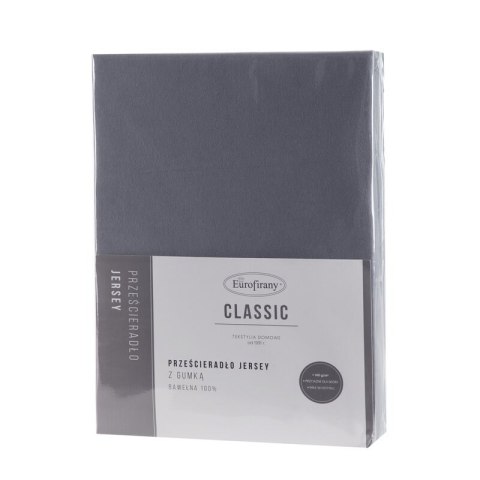 PRZEŚCIERADŁO JERSEY3 240 X 220 X 30 CM CIEMNOSTALOWY PRZEŚCIERADŁO JERSEY3 240 X 220 X 30 CM CIEMNOSTALOWY