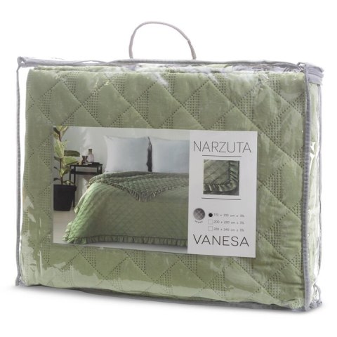 NARZUTA VANESA 200 X 220 CM JASNOZIELONY