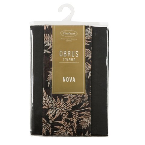 OBRUS ANITA 1 140 X 260 CM CZARNY OBRUS ANITA 1 140 X 260 CM CZARNY