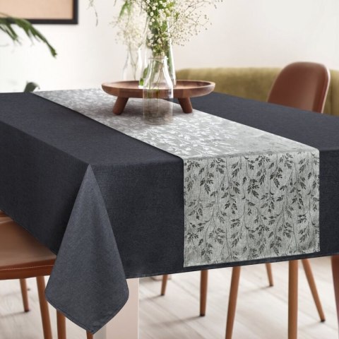 OBRUS ANITA 6 140 X 260 CM STALOWY OBRUS ANITA 6 140 X 260 CM STALOWY