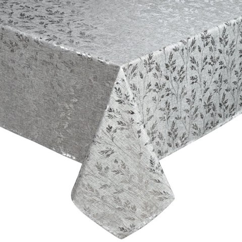 OBRUS SIMONA 140 X 260 CM SREBRNY OBRUS SIMONA 140 X 260 CM SREBRNY