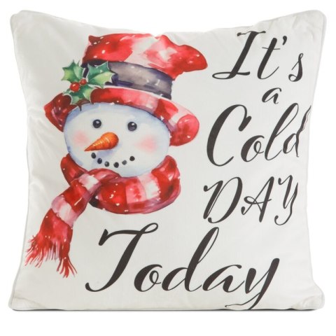 POSZEWKA ŚWIATECZNA 126 45 X 45 CM KREMOWY POSZEWKA ŚWIATECZNA 126 45 X 45 CM KREMOWY