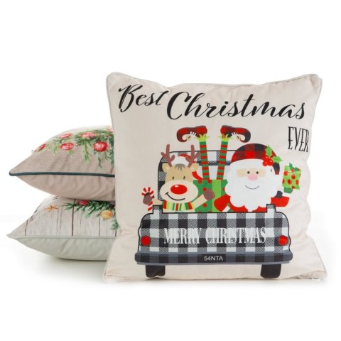 POSZEWKA ŚWIATECZNA 127 45 X 45 CM CZERWONY POSZEWKA ŚWIATECZNA 127 45 X 45 CM CZERWONY