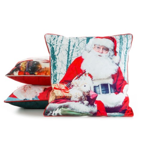 POSZEWKA ŚWIATECZNA 133 45 X 45 CM CZERWONY