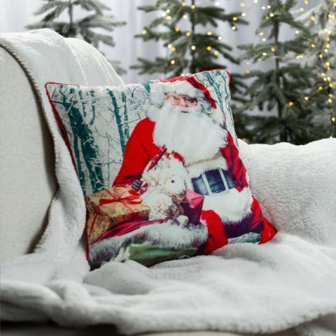 POSZEWKA ŚWIATECZNA 133 45 X 45 CM CZERWONY