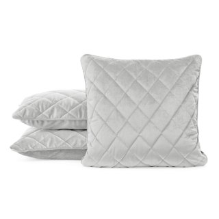 POSZEWKA VELVET 27 45 X 45 CM SREBRNY