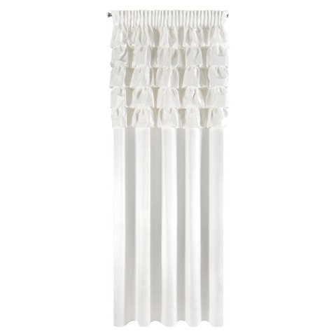 ZASŁONA GOTOWA AURA NA TAŚMIE 140 X 270 CM BIAŁY ZASŁONA GOTOWA AURA NA TAŚMIE 140 X 270 CM BIAŁY