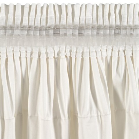 ZASŁONA GOTOWA AURA NA TAŚMIE 140 X 270 CM BIAŁY ZASŁONA GOTOWA AURA NA TAŚMIE 140 X 270 CM BIAŁY