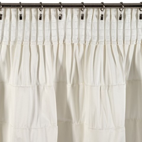 ZASŁONA GOTOWA AURA NA TAŚMIE 140 X 270 CM BIAŁY ZASŁONA GOTOWA AURA NA TAŚMIE 140 X 270 CM BIAŁY