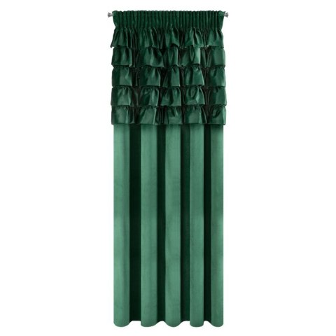 ZASŁONA GOTOWA AURA NA TAŚMIE 140 X 270 CM CIEMNOZIELONY ZASŁONA GOTOWA AURA NA TAŚMIE 140 X 270 CM CIEMNOZIELONY