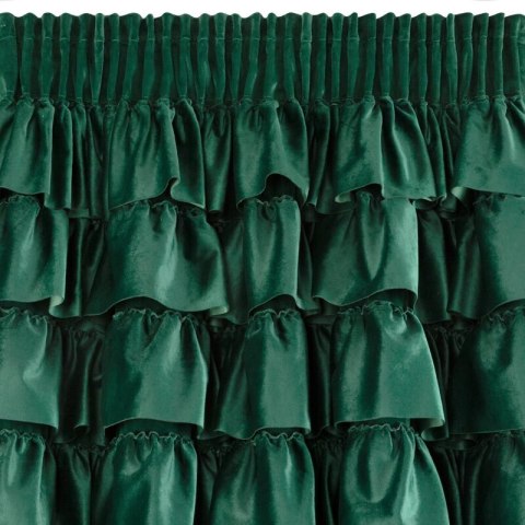 ZASŁONA GOTOWA AURA NA TAŚMIE 140 X 270 CM CIEMNOZIELONY ZASŁONA GOTOWA AURA NA TAŚMIE 140 X 270 CM CIEMNOZIELONY