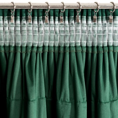 ZASŁONA GOTOWA AURA NA TAŚMIE 140 X 270 CM CIEMNOZIELONY ZASŁONA GOTOWA AURA NA TAŚMIE 140 X 270 CM CIEMNOZIELONY