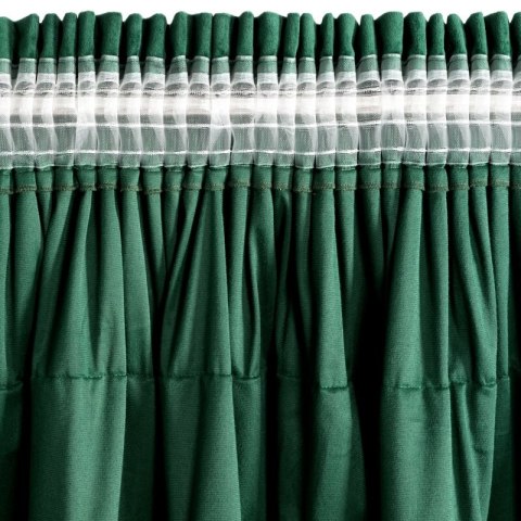 ZASŁONA GOTOWA AURA NA TAŚMIE 140 X 270 CM CIEMNOZIELONY ZASŁONA GOTOWA AURA NA TAŚMIE 140 X 270 CM CIEMNOZIELONY