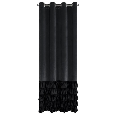 ZASŁONA GOTOWA DANI 140 X 250 CM CZARNY ZASŁONA GOTOWA DANI 140 X 250 CM CZARNY