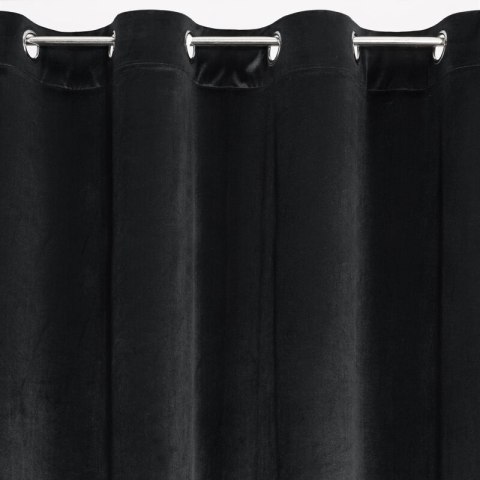 ZASŁONA GOTOWA DANI 140 X 250 CM CZARNY ZASŁONA GOTOWA DANI 140 X 250 CM CZARNY