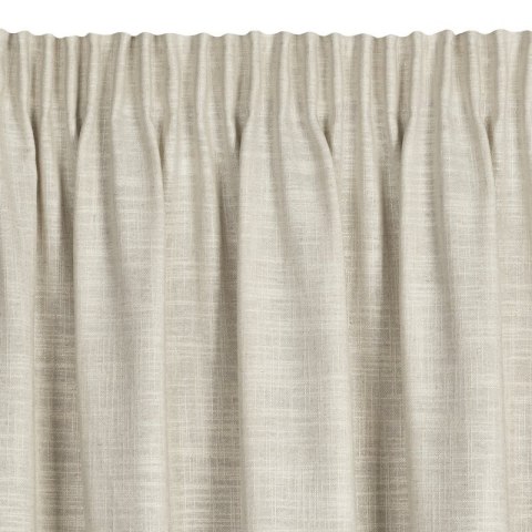 ZASŁONA GOTOWA ROSI NA TAŚMIE 140 X 270 CM CIEMNOBEŻOWY ZASŁONA GOTOWA ROSI NA TAŚMIE 140 X 270 CM CIEMNOBEŻOWY