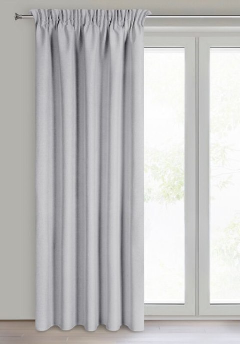 ZASŁONA GOTOWA SUZAN NA TAŚMIE 135 X 270 CM STALOWY ZASŁONA GOTOWA SUZAN NA TAŚMIE 135 X 270 CM STALOWY