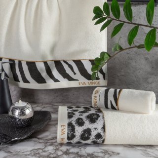 KOMPLET RĘCZNIKÓW EVA 22 46 X 36 X 7 CM KREMOWY