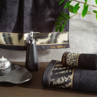 KOMPLET RĘCZNIKÓW EVA 24 46 X 36 X 7 CM CZARNY