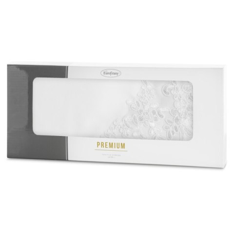 OBRUS BARI 40 X 140 CM BIAŁY OBRUS BARI 40 X 140 CM BIAŁY
