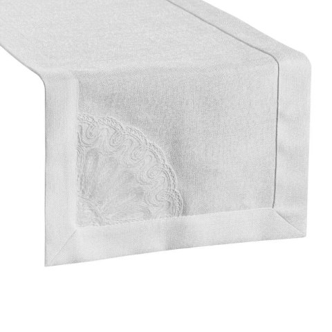 OBRUS ELEN 40 X 140 CM BIAŁY OBRUS ELEN 40 X 140 CM BIAŁY