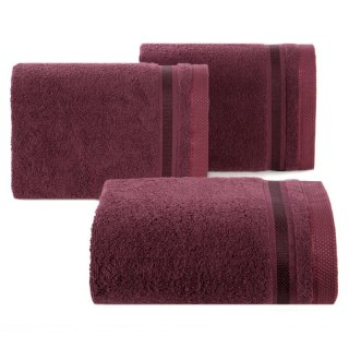 RĘCZNIK ABBIE (07) 100 X 150 CM BORDOWY