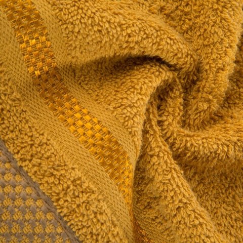 RĘCZNIK ABBIE (08) 100 X 150 CM CIEMNOŻÓŁTY