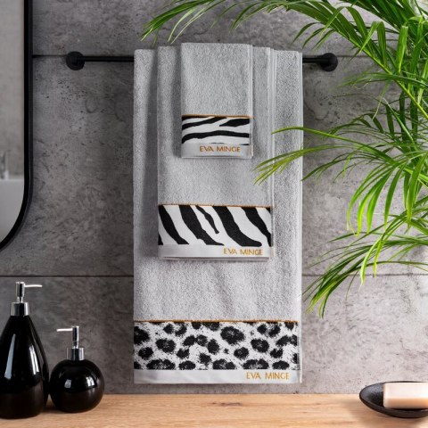 RĘCZNIK EVA 22 70 X 140 CM SREBRNY