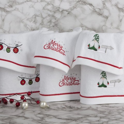 RĘCZNIK ŚWIATECZNY GERDA2 30 X 50 CM BIAŁY RĘCZNIK ŚWIATECZNY GERDA2 30 X 50 CM BIAŁY