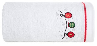 RĘCZNIK ŚWIATECZNY GERDA2 50 X 90 CM BIAŁY