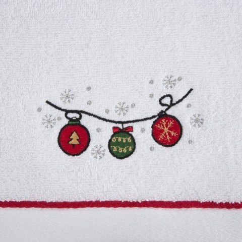 RĘCZNIK ŚWIATECZNY GERDA2 50 X 90 CM BIAŁY RĘCZNIK ŚWIATECZNY GERDA2 50 X 90 CM BIAŁY