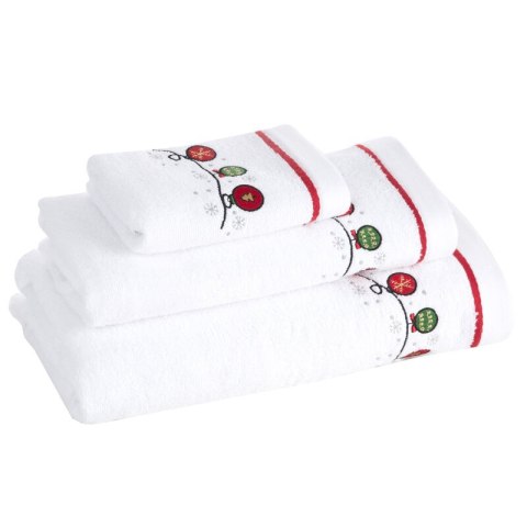 RĘCZNIK ŚWIATECZNY GERDA2 50 X 90 CM BIAŁY RĘCZNIK ŚWIATECZNY GERDA2 50 X 90 CM BIAŁY