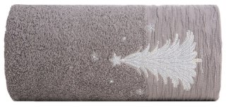 RĘCZNIK ŚWIATECZNY JOY1 70 X 140 CM STALOWY