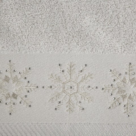 RĘCZNIK ŚWIATECZNY JOY3 70 X 140 CM JASNOSREBRNY RĘCZNIK ŚWIATECZNY JOY3 70 X 140 CM JASNOSREBRNY