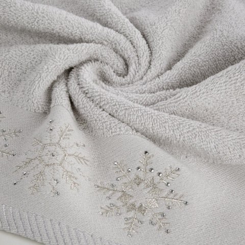 RĘCZNIK ŚWIATECZNY JOY3 70 X 140 CM JASNOSREBRNY RĘCZNIK ŚWIATECZNY JOY3 70 X 140 CM JASNOSREBRNY