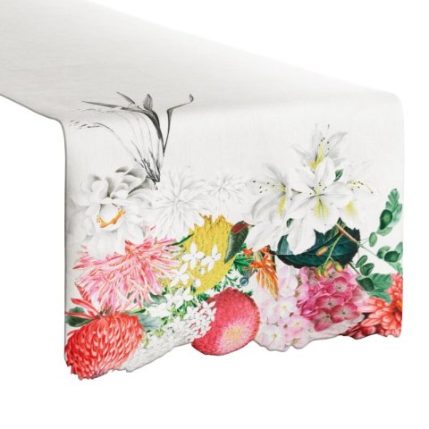 OBRUS SUMMER3 40 X 140 CM NATURALNY OBRUS SUMMER3 40 X 140 CM NATURALNY