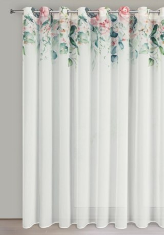 ZASŁONA GOTOWA ALORA 350 X 250 CM BIAŁY
