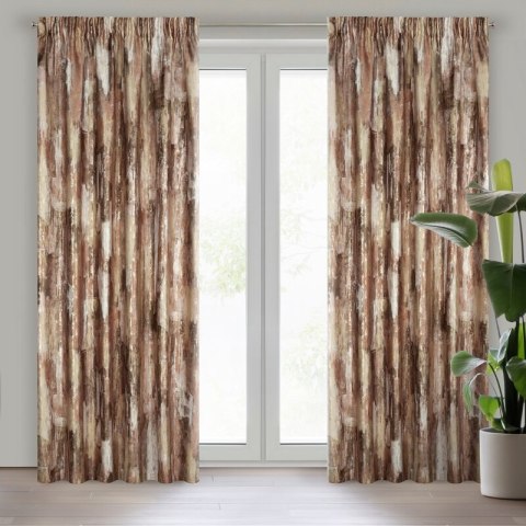 ZASŁONA GOTOWA ELLA NA TAŚMIE 140 X 270 CM CEGLASTY ZASŁONA GOTOWA ELLA NA TAŚMIE 140 X 270 CM CEGLASTY