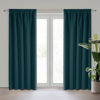 ZASŁONA GOTOWA LOGAN NA TAŚMIE 135 X 270 CM PETROL