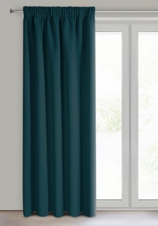 ZASŁONA GOTOWA LOGAN NA TAŚMIE 135 X 270 CM PETROL