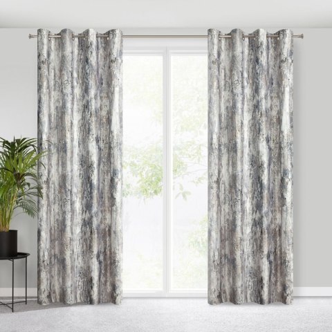 ZASŁONA GOTOWA MALIA 140 X 250 CM STALOWY ZASŁONA GOTOWA MALIA 140 X 250 CM STALOWY