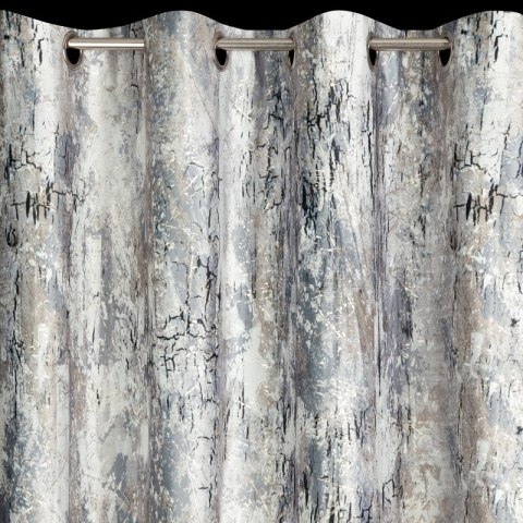 ZASŁONA GOTOWA MALIA 140 X 250 CM STALOWY ZASŁONA GOTOWA MALIA 140 X 250 CM STALOWY