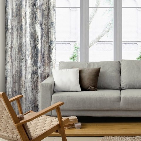 ZASŁONA GOTOWA MALIA 140 X 250 CM STALOWY ZASŁONA GOTOWA MALIA 140 X 250 CM STALOWY