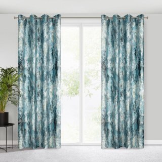 ZASŁONA GOTOWA MALIA 140 X 250 CM TURKUSOWY