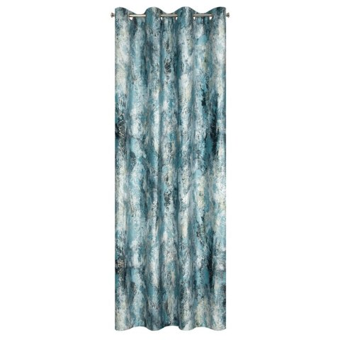 ZASŁONA GOTOWA MALIA 140 X 250 CM TURKUSOWY