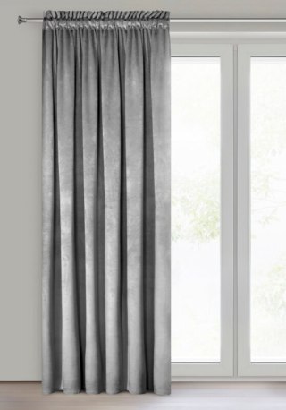 ZASŁONA GOTOWA PIERRE NA TAŚMIE 140 X 300 CM SZARY