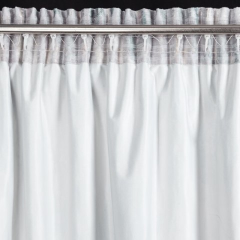 ZASŁONA GOTOWA TINA NA TAŚMIE 140 X 270 CM SREBRNY ZASŁONA GOTOWA TINA NA TAŚMIE 140 X 270 CM SREBRNY