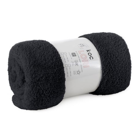 KOC D91 LORI 170 X 210 CM CZARNY KOC D91 LORI 170 X 210 CM CZARNY